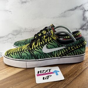 Men’s size 9.5-Nike Zoom Stefan Janoski Tiger Pack Rasta Skate Shoes 615957-613